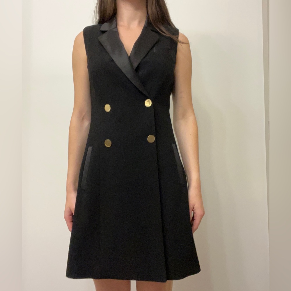 Blazer dress sleeveless! Incredible heavy quality!